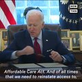 Biden Expands Health Care With Executive Order