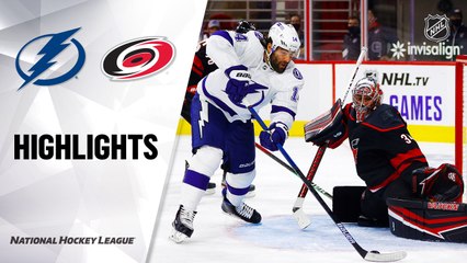 Lightning @ Hurricanes 1/28/21 | NHL Highlights