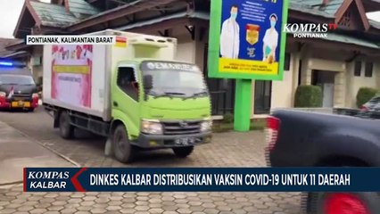 下载视频: Dinkes Kalbar Distribusikan 36.880 Vaksin Covid-19 ke 11 Daerah