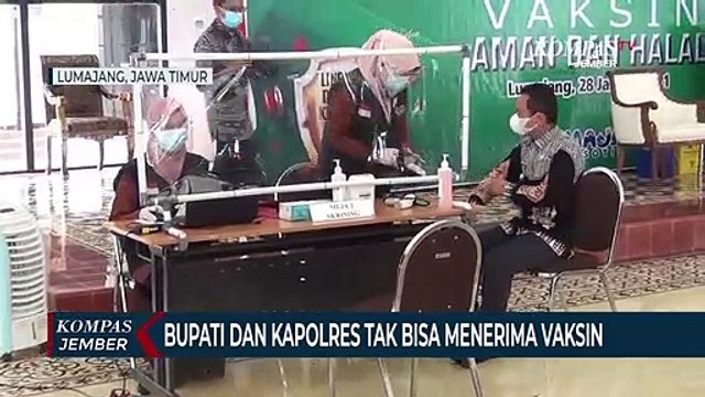 Bupati dan Kapolres Tak Bisa Terima Vaksin Karena Penyintas Covid-19