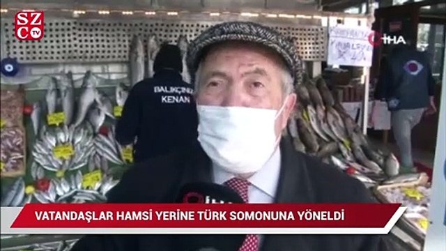 Vatandaşlar hamsi yerine Karadeniz somonuna yöneldi