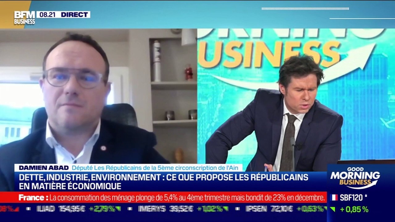 Damien Abad (Les Républicains) : Ce que propose Les Républicains en matière économique - 29/01