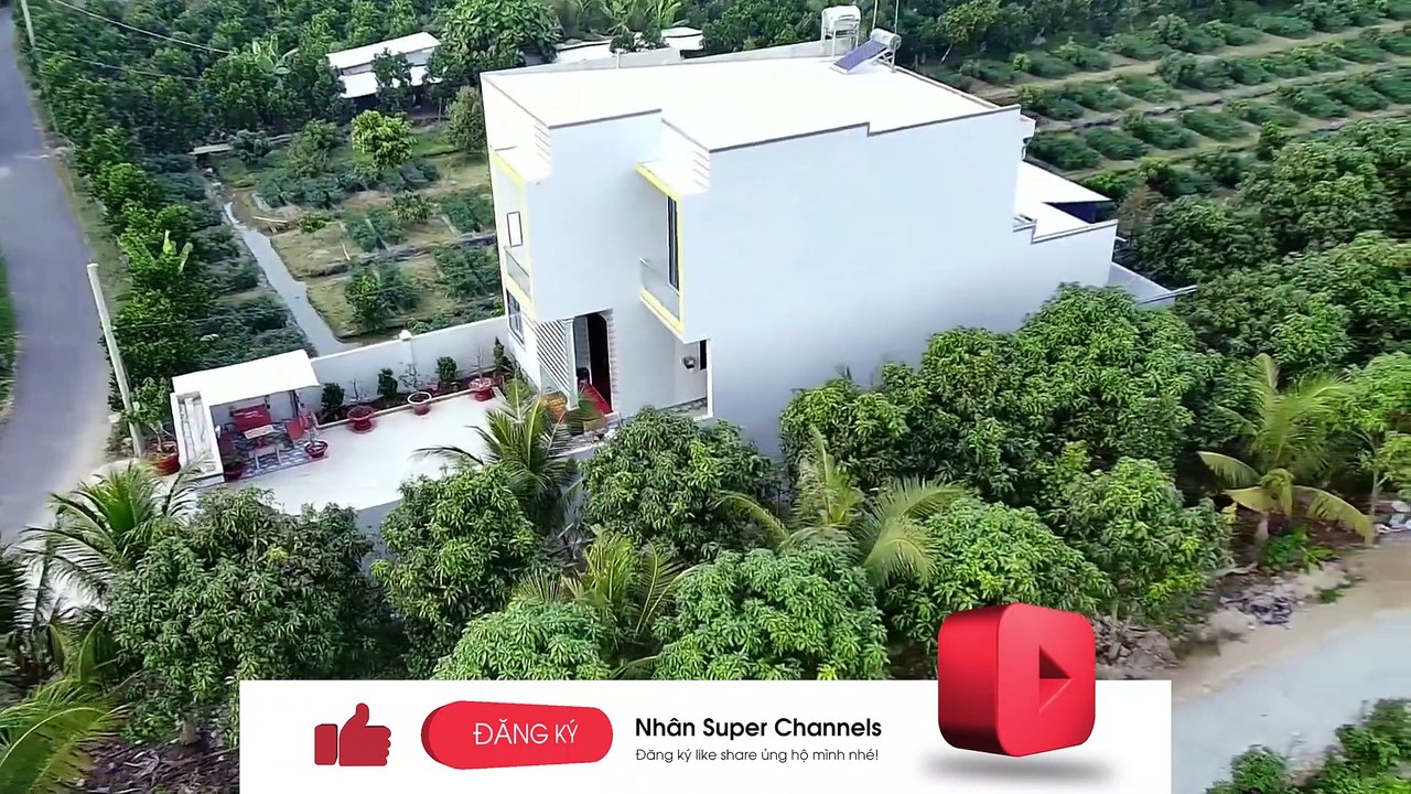 CẬN CẢNH CĂN NHÀ 2 TẦNG CỦA HOÀI LÂM Ở VĨNH LONG