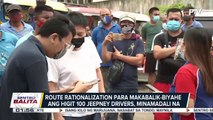 Higit 100 jeepney drivers, naapektuhan ng pagsasara ng U-turn slots sa EDSA; route rationalization para makabalik sa pagbiyahe ang higit 100 jeepney drivers, minamadali na