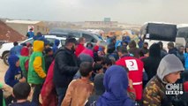 CNN TÜRK ekibi İdlib'de çadırlarda yaşamı görüntüledi