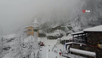 Çalıkuşu’nun Köyü Beyaza Büründü