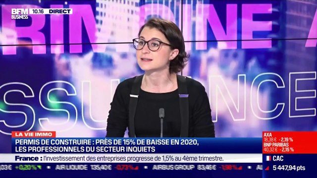 Marie Coeurderoy: Près de 15% de baisse des permis de construire en 2020, les professionnels du secteur inquiets - 29/01