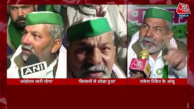 This statement of Tikait changed the situation at border