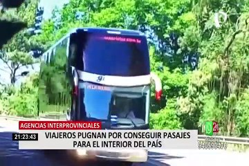 Terminales de buses amanecieron con alta demanda tras anuncio de cuarentena
