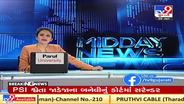 Amreli_ Lions seen roaming at Katar village of Rajula _ TV9News