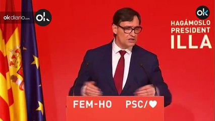 Illa asume el lenguaje separatista en campaña- promete un plan «nacional» de Sanidad para Cataluña