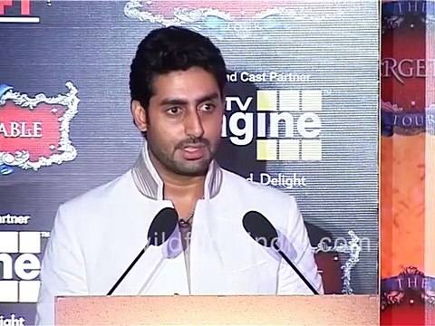 Amitabh Bachchan, Abhishek Bachchan, Aishwarya Rai, Preity Zinta, Riteish Deshmukh at press con