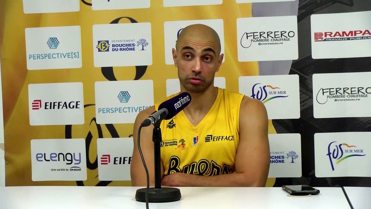 Rémi Giuitta et Karim Atamna avant Denain  Fos Provence Basket