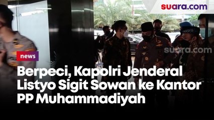 Descargar video: Berpeci, Kapolri Jenderal Listyo Sigit Sowan ke Kantor PP Muhammadiyah