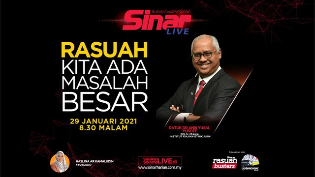 [LIVE] Rasuah Kita Ada Masalah Besar?