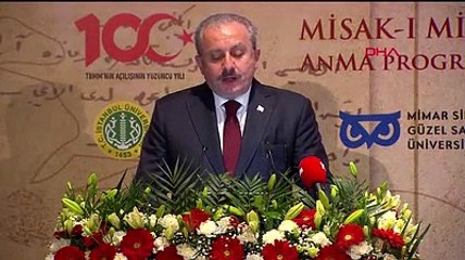 TBMM başkanı Şentop, Misak-i Milli Anma Programı'nda konuştu