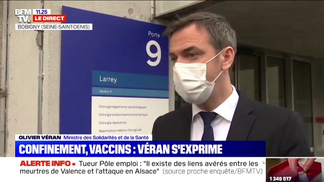Olivier Véran: Il n'y a pas d'annulation, il y a eu des primo-injections qui ont été reportées de quelques jours