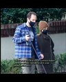 Lily Collins & Fiance Charlie McDowell Mask Up for Walk With Their Dog