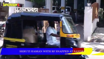 Shruti Hassan with Boyfriend Spotted at Bandra