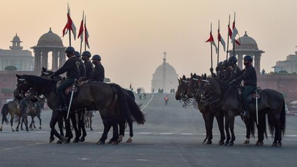Delhi: Beating Retreat 2021 ceremony organised at Rajpath