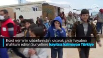 Türkiye'de toplanan bağışlar, rejimin saldırılarından kaçan Suriyelilere 'dört duvar' oluyor