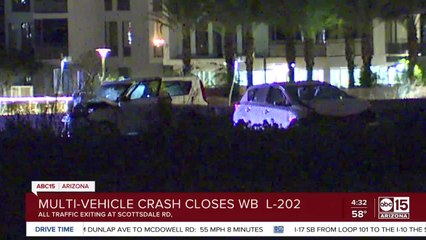 Wrong-way crash leaves multiple people hurt in Tempe