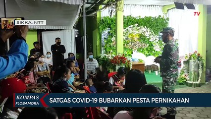 Satgas Covid-19 Sikka Bubarkan Pesta Pernikahan