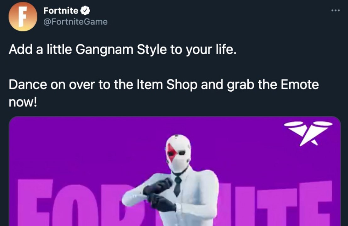 Fortnite add Psy's Gangnam Style dance emote in game