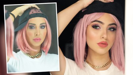 أسهل طريقة لعمل مكياج جويل مردينيان البنفسجي في بيوتي ماتش