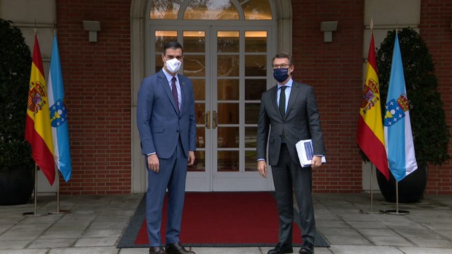 Pedro Sánchez y Alberto Núñez Feijóo se reúnen en La Moncloa