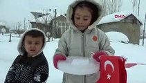 Kızı için yaptığı kardan Anıtkabir maketi yaptı, Mansur Yavaş'tan davet aldı