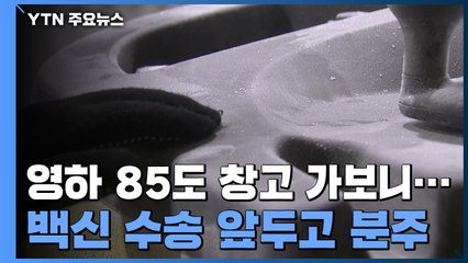 영하 85도 창고 가보니...백신 수송 앞두고 분주 / YTN