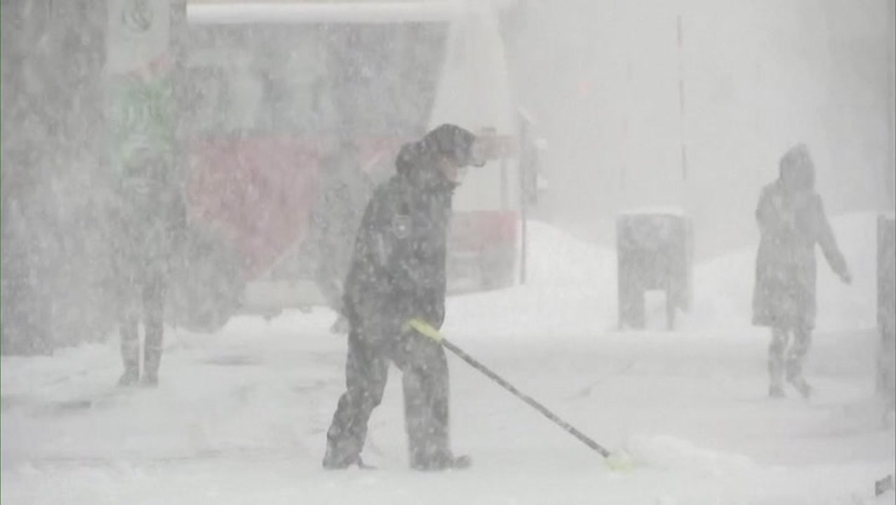 Snowstorm blankets parts of Japan
