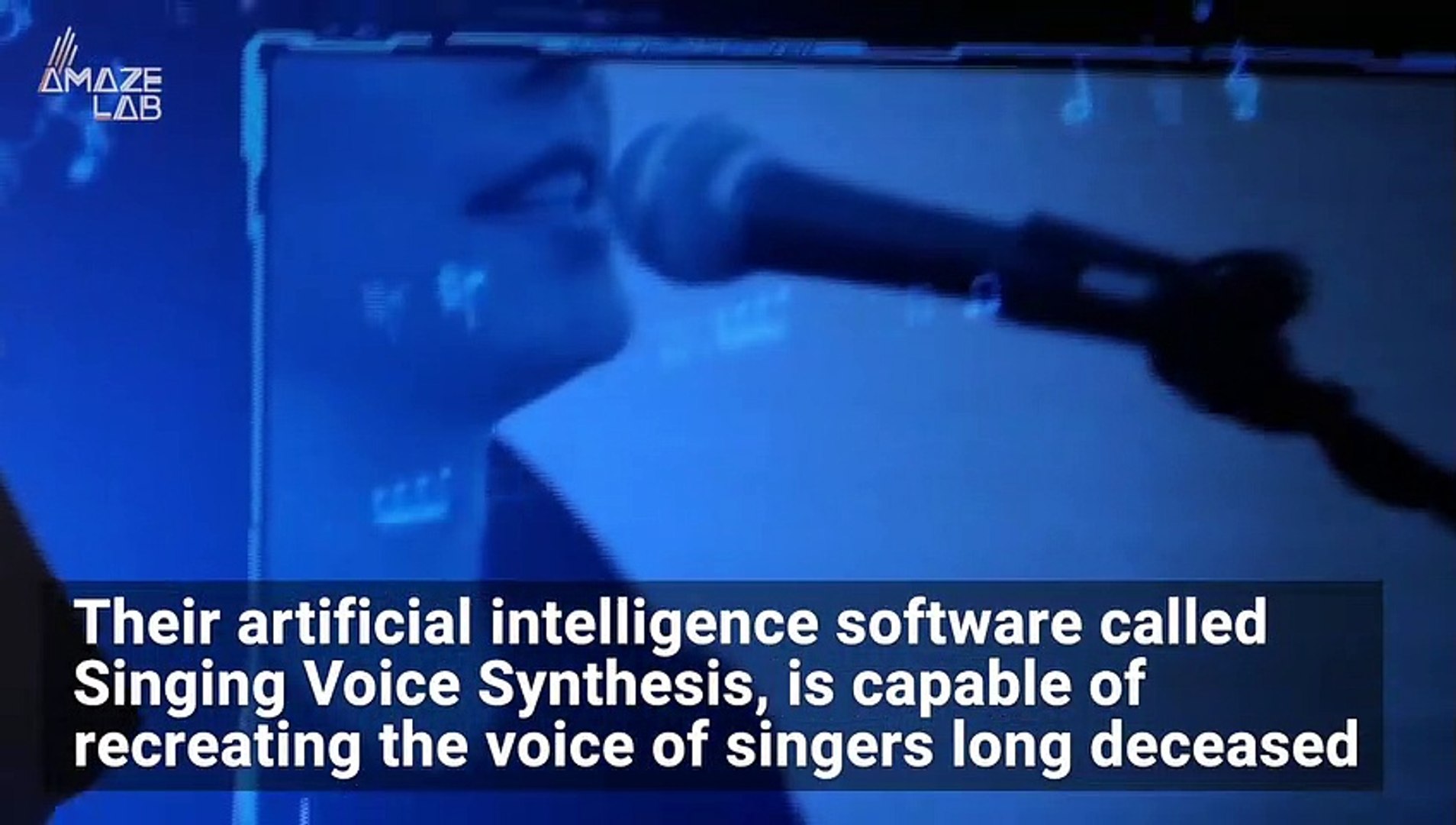 ⁣AI Resurrects Long Deceased Pop Singer For Onstage Performance