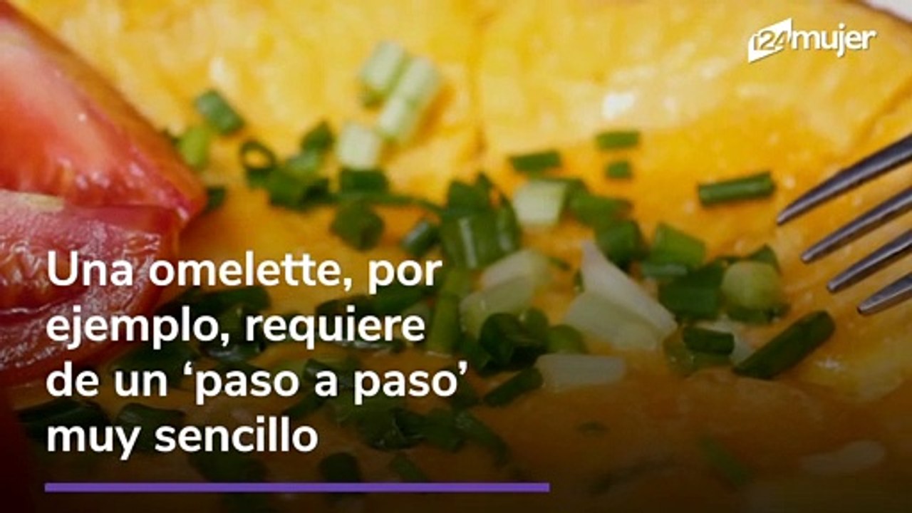 Omelette con guisantes