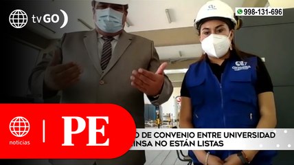 Video herunterladen: Plantas de oxígeno de convenio entre universidad y Minsa no están listas | Primera Edición