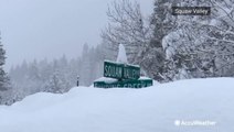 California ski resorts buried under snow