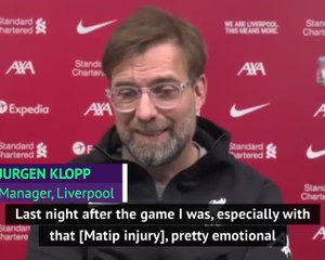 Download Video: Klopp hopeful Matip injury isn't serious but hints at transfer activity