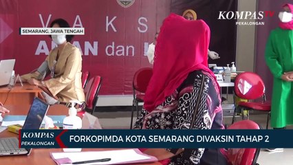 Forkopimda Kota Semarang Vaksinasi Tahap Dua