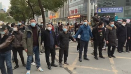 La OMS visita el hospital de Wuhan que trató algunos de los primeros casos