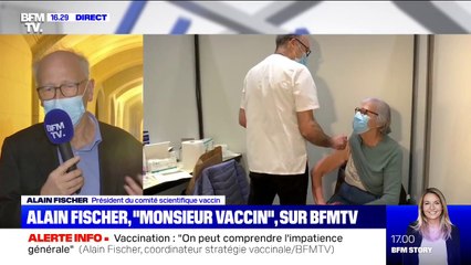 Alain Fischer sur la vaccination: "On peut comprendre l'impatience générale"