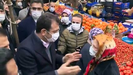 İmamoğlu "Pazar geziyorsunuz sürekli maşallah" diyen vatandaşa böyle yanıt verdi