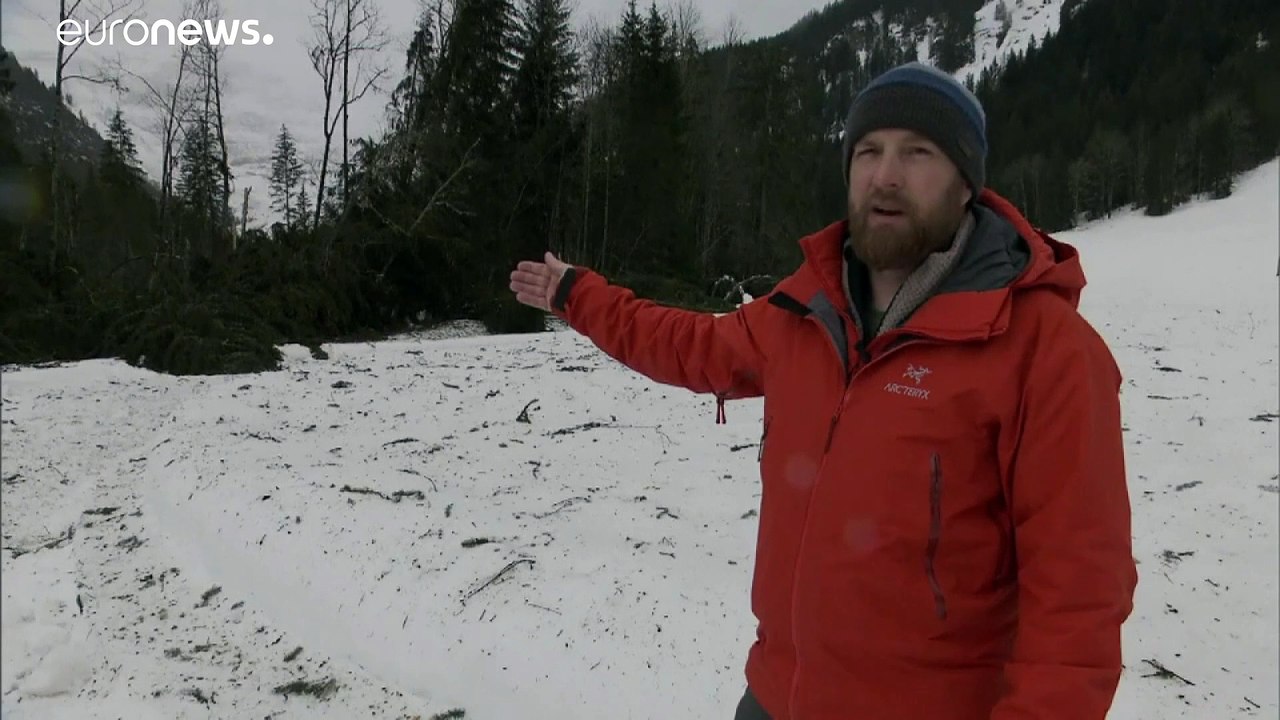 Das war knapp: Gewaltige Lawine verfehlt Skiparadies Les Diablerets