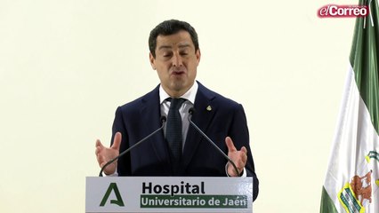 Juanma Moreno, ha llamado a los andaluces a "quedarse en casa"