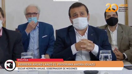 Herrera Ahuad lanzó el programa Ahora Iguazú