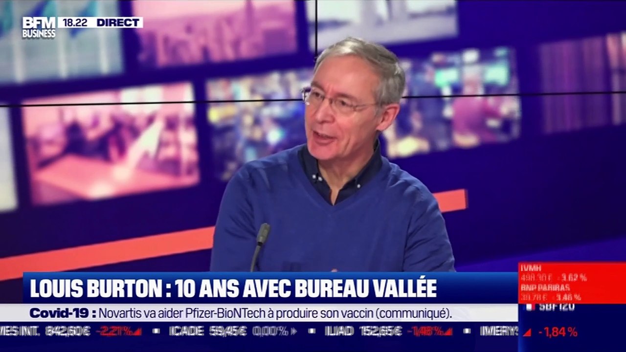 Bruno Peyroles (Bureau Vallée) : Louis Burton, 10 ans avec Bureau Vallée - 29/01