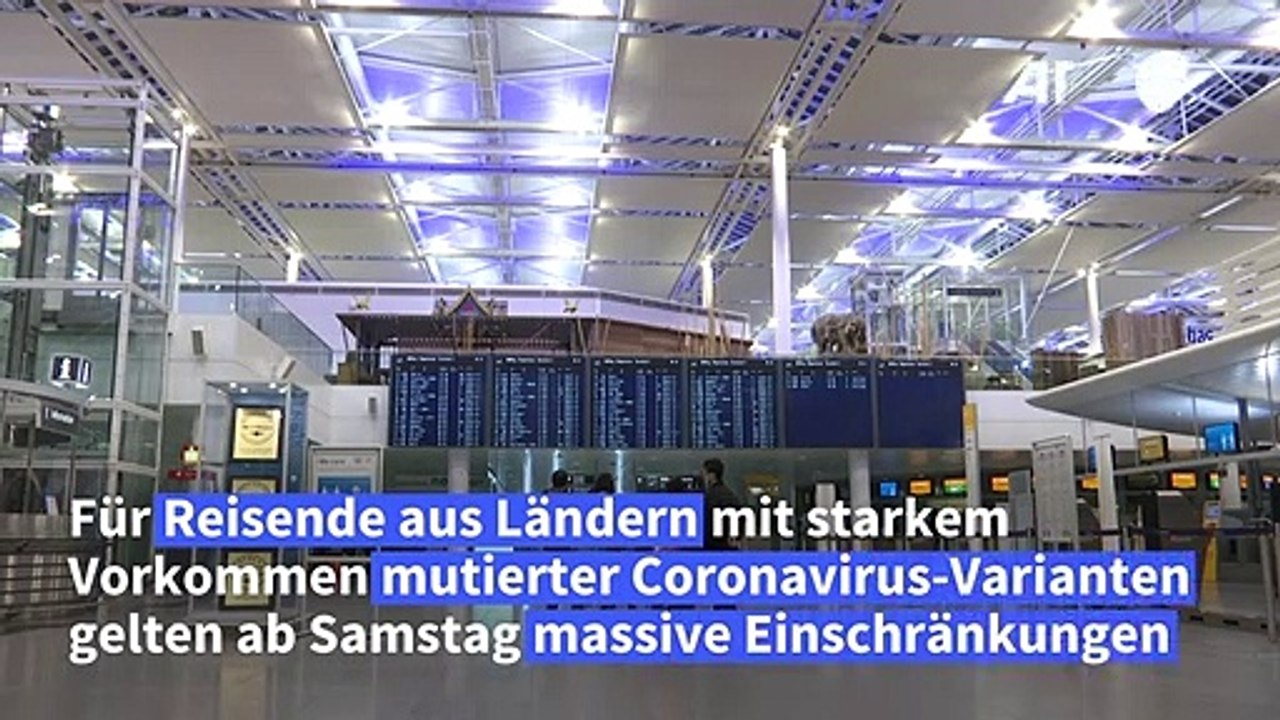 Harte Einreisebeschränkungen ab Samstag