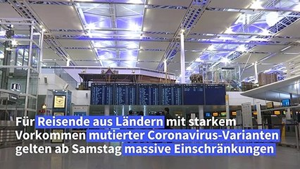 Harte Einreisebeschränkungen ab Samstag