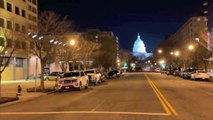 WASHINGTON DC - THE NIGHT BEFORE the Presidential Inauguration 2021