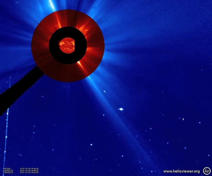Comet Flies Straight into The Sun
